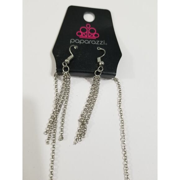 Paparazzi new 16 inch necklace and earrings n169 - Picture 7 of 8